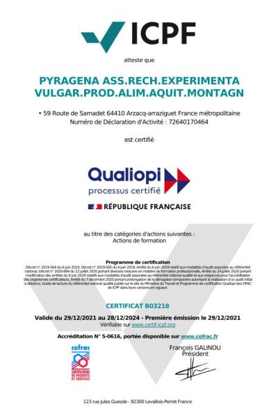 Certificat QUALIOPI Image